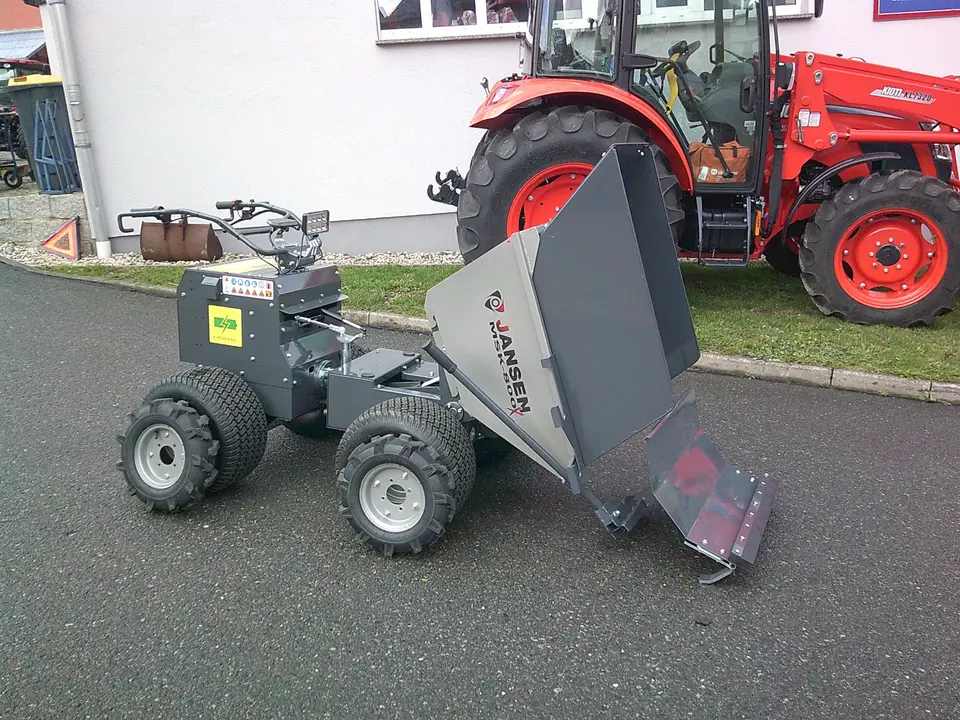 Motorschubkarre Jansen MSK-800X, 800W E-motor, 4x4, ALLRAD