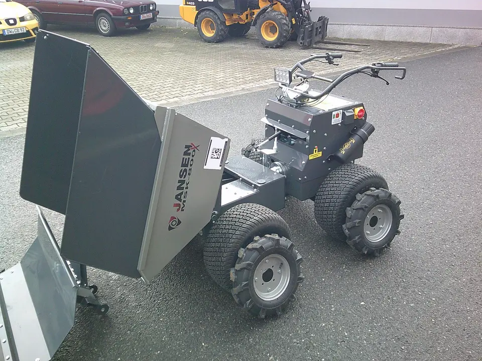 Motorschubkarre Jansen MSK-800X, 800W E-motor, 4x4, ALLRAD