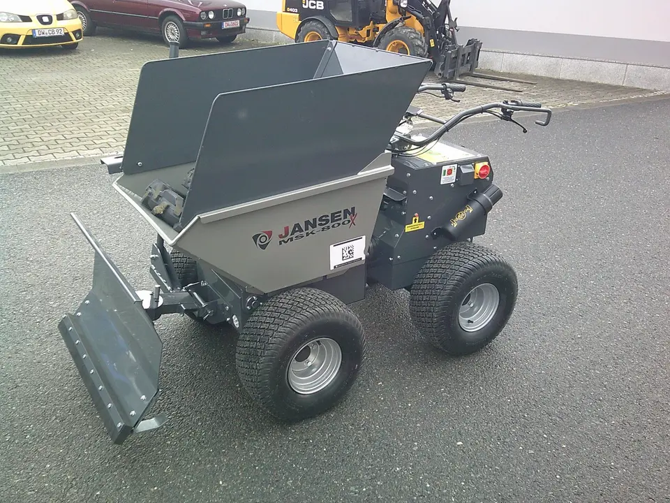 Motorschubkarre Jansen MSK-800X, 800W E-motor, 4x4, ALLRAD