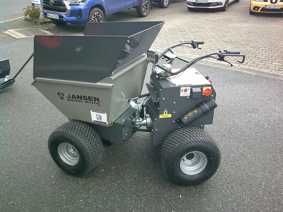 Motorschubkarre Jansen MSK-800X, 800W E-motor, 4x4, ALLRAD